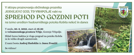 Sprehod po gozdni poti - vabilo